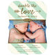 Seafoam Stripe Double The Love Twins Photo Birth Announcements Image 3 of 6